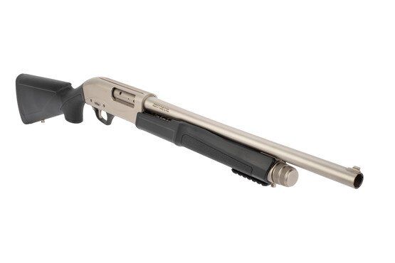 Tristar Cobra 12 gauge shotgun is threaded for chokes